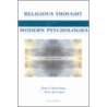 Religious Thought and the Modern Psychologies door Terry D. Cooper