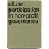 Citizen Participation In Non-Profit Governance