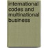 International Codes And Multinational Business