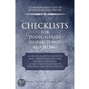 Checklists For Doing Library Research And Reporting by Daniel Chung S.Ph.D. Cheng