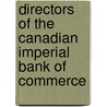 Directors of the Canadian Imperial Bank of Commerce by Not Available