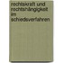 Rechtskraft und Rechtshängigkeit im Schiedsverfahren