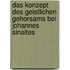 Das Konzept des geistlichen Gehorsams bei Johannes Sinaites