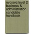 Nvq/Svq Level 2 Business & Administration Candidate Handbook