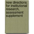New Directions For Institutional Research, Assessment Supplement