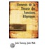 Ã¯Â¿Â½Lã¯Â¿Â½Ments De La Theorie Des Fonctions Elliptiques