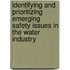 Identifying And Prioritizing Emerging Safety Issues In The Water Industry