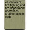 Essentials of Fire Fighting and Fire Department Operations Student Access Code by Ifsta