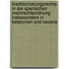 Kreditsicherungsrechte in der spanischen Mehrrechtsordnung insbesondere in Katalonien und Navarra door Stefanie Hellmich
