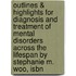 Outlines & Highlights For Diagnosis And Treatment Of Mental Disorders Across The Lifespan By Stephanie M. Woo, Isbn