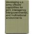 Developing U.S. Army Officers' Capabilities For Joint, Interagency, Intergovernmental, And Multinational Environments