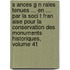 S Ances G N Rales Tenues ... En ... Par La Soci T Fran Aise Pour La Conservation Des Monuments Historiques, Volume 41