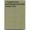 1 Basiskennis Bedrijfsadministratie niveau III/IV