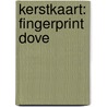 Kerstkaart: Fingerprint Dove door Onbekend