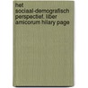 Het sociaal-demografisch perspectief. Liber amicorum Hilary Page by Unknown