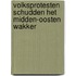 Volksprotesten schudden het Midden-Oosten wakker