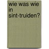 Wie was wie in Sint-Truiden? door Willem Driesen