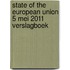 State of the European Union 5 mei 2011 verslagboek