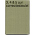 3, 4 & 5 uur Correctiesleutel