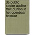 de public sector auditor - trait-dunion in het openbaar bestuur