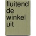 Fluitend de winkel uit