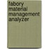 Fabory Material Management Analyzer