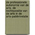 De professionele autonomie van de arts. De rechtspositie van de arts in de arts-patiëntrelatie