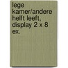 Lege kamer/Andere helft leeft, display 2 x 8 ex. by Sophie Hannah
