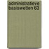 Administratieve basiswetten 63