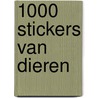 1000 stickers van dieren door Onbekend