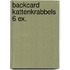 Backcard Kattenkrabbels 6 ex.