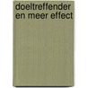 Doeltreffender en meer effect door J. Sperling