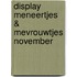 Display meneertjes & mevrouwtjes november