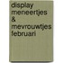 Display meneertjes & mevrouwtjes februari