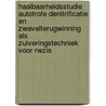 Haalbaarheidsstudie autotrofe denitrificatie en zwavelterugwinning als zuiveringstechniek voor rwzis by Unknown