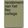 Rendement van het Flex College by T. Eimers