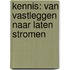Kennis: van vastleggen naar laten stromen