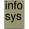 Info Sys by Geert Poels
