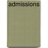 Admissions door Nancy Lieberman