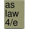 As Law 4/E door Mary Charman