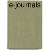 E-Journals by Virginia M. Scheschy