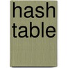 Hash Table door John McBrewster