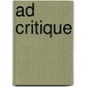 Ad Critique door Nancy R. Tag