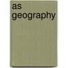 As Geography door Michael Raw