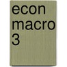 Econ Macro 3 door William A. McEachern