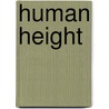 Human Height door Frederic P. Miller