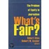 What's Fair?