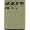 Academy Notes by Henry Blackburn