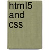 Html5 And Css door William J. Dorin