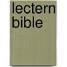 Lectern Bible door George P. Bible